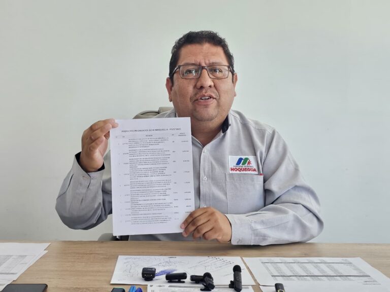 GORE Moquegua explica necesidad de préstamo por S/ 37 millones pese a reciente transferencia