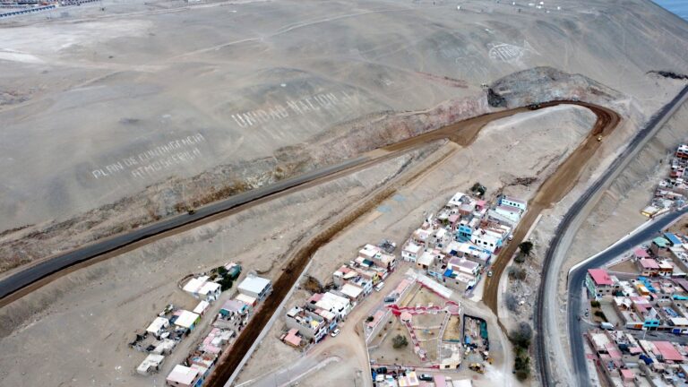 Avanza la obra vial Boca del Lobo en Ilo