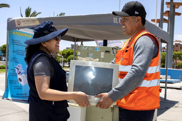 Ilo: más de 3.7 toneladas de residuos electrónicos recolectados en Campaña RAEE