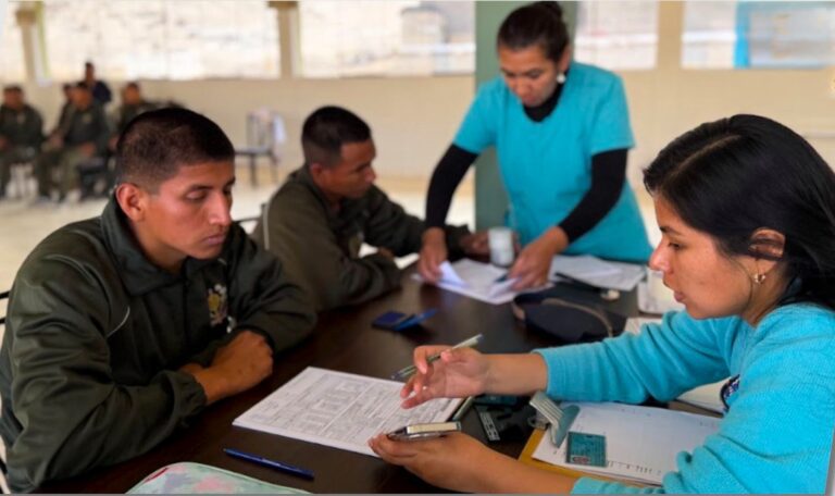 Realizan campaña de salud para personal del Ejército en Chucarapi