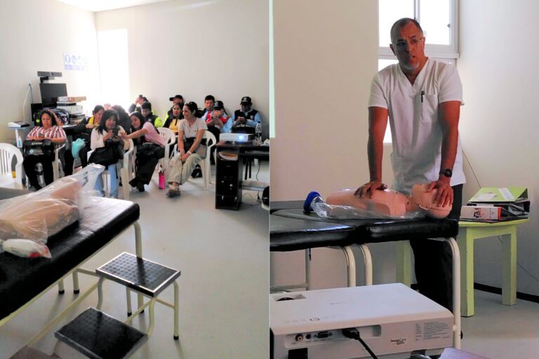 Capacitan en reanimación cardiopulmonar en Matarani