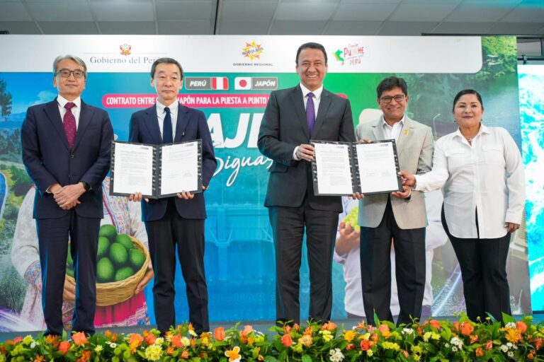 Perú y Japón firman acuerdo para modernizar Majes Siguas
