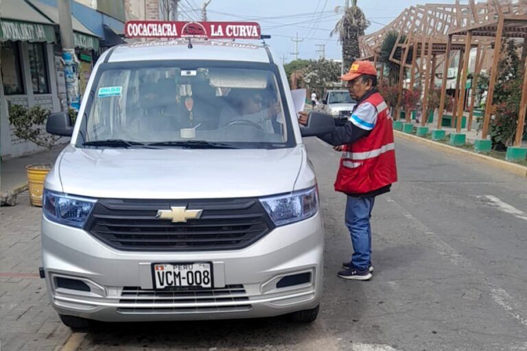 Refuerzan fiscalización de unidades de pasajeros hacia el valle de Tambo