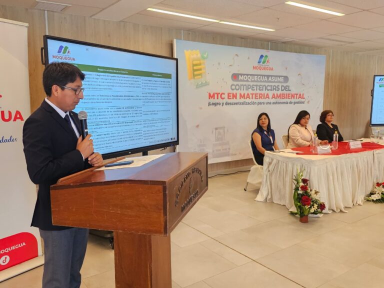 MTC delega facultades ambientales al GORE para agilizar inversiones en transporte