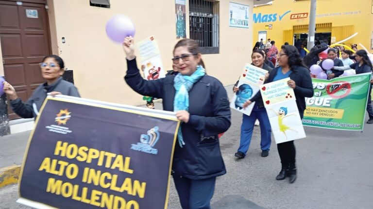 Mollendo: realizan pasacalle por el Día Mundial de la Salud Mental