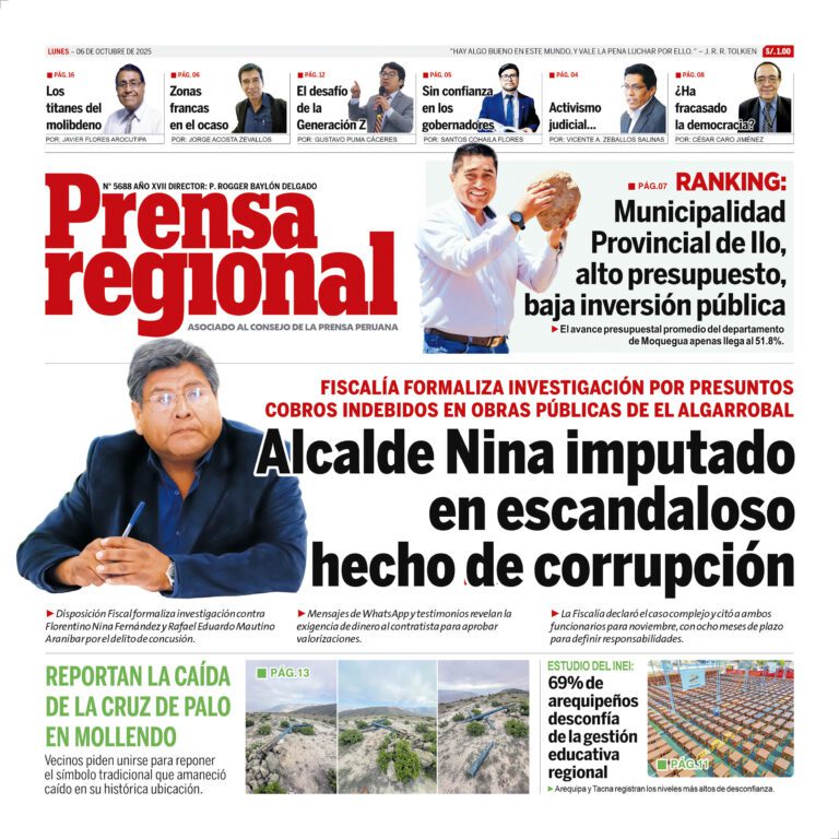 La Prensa Regional – Lunes 06 de octubre de 2025