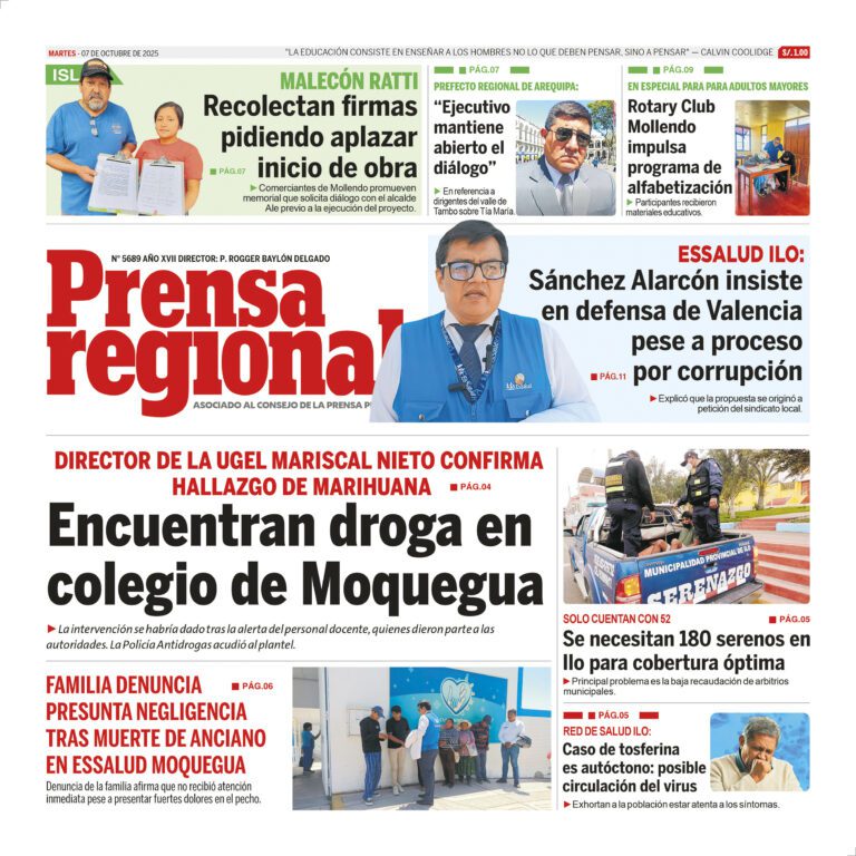 La Prensa Regional – Martes 07 de octubre de 2025