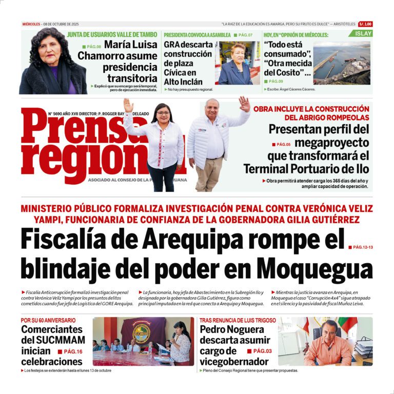 La Prensa Regional – Miércoles 08 de octubre de 2025