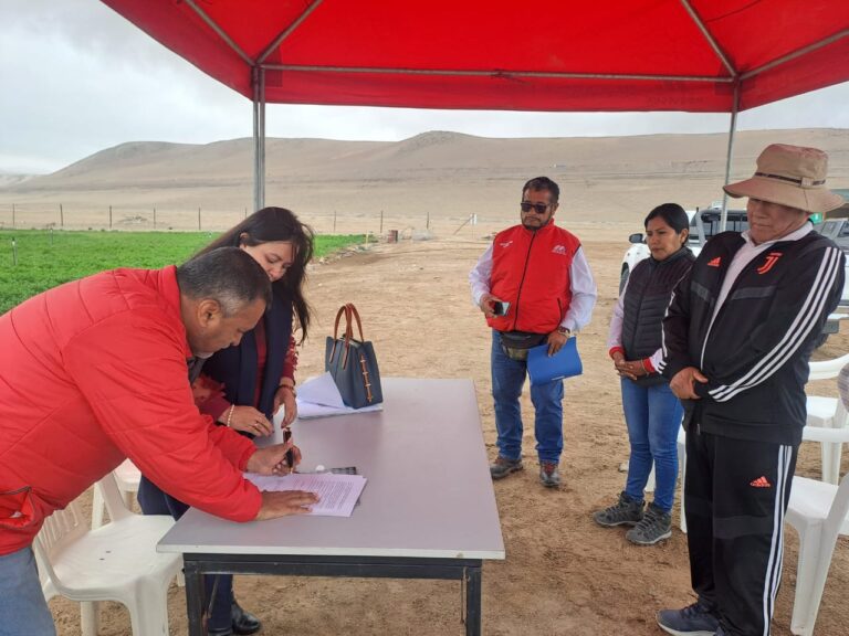 Pasto Grande entrega terreno de 30 ha al Consorcio San Giovanni Paolo II