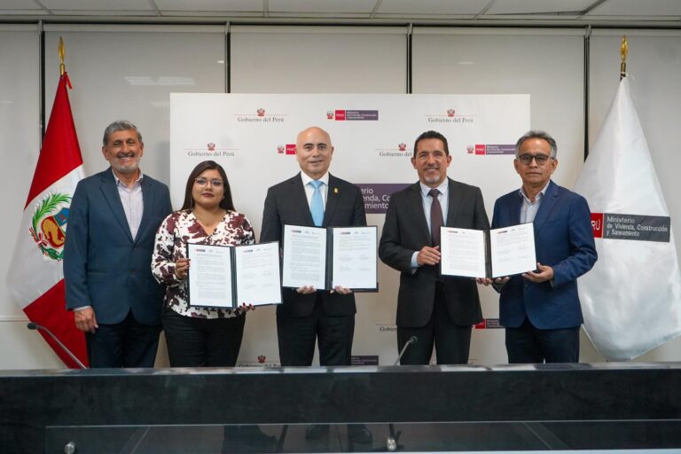 Vivienda, GORE Moquegua y Anglo American Quellaveco sellan convenio de cooperación