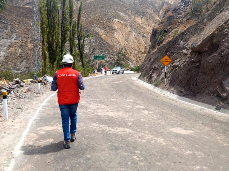 Contraloría General advierte deficiencias técnicas en asfaltado de la carretera Lloque – Matalaque