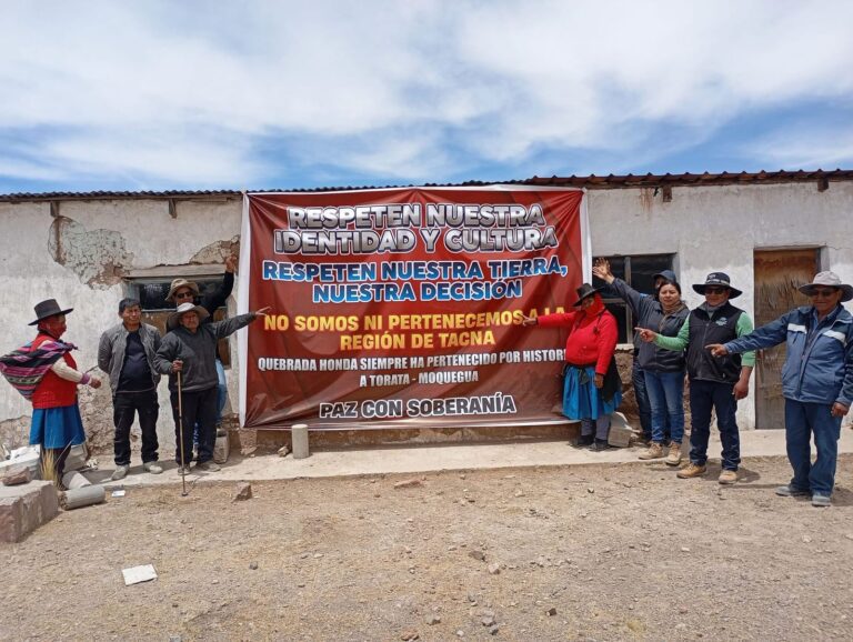 Dirigentes alertan presunta mutilación del territorio de Moquegua por conflictos de demarcación