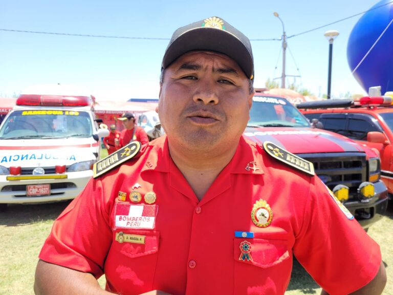 Compañía de Bomberos designa nuevo jefe departamental en Moquegua