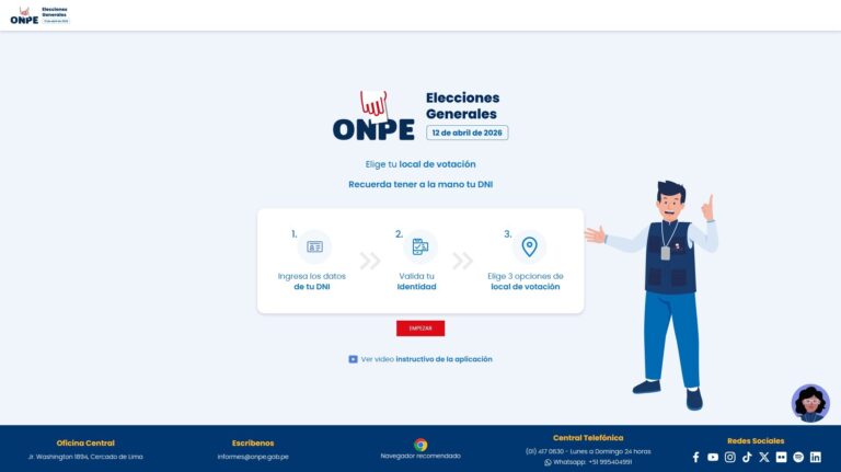 Más de 2,300 electores moqueguanos ya eligieron sus locales de votación