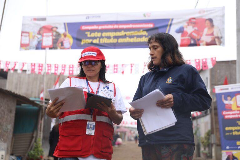 Cofopri empadronará a más de mil familias en Arequipa