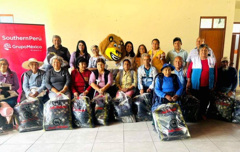 Southern brinda abrigo a adultos mayores de la provincia de Islay