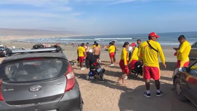 Estudiante puneño casi muere ahogado en playa Pozo de Lisas