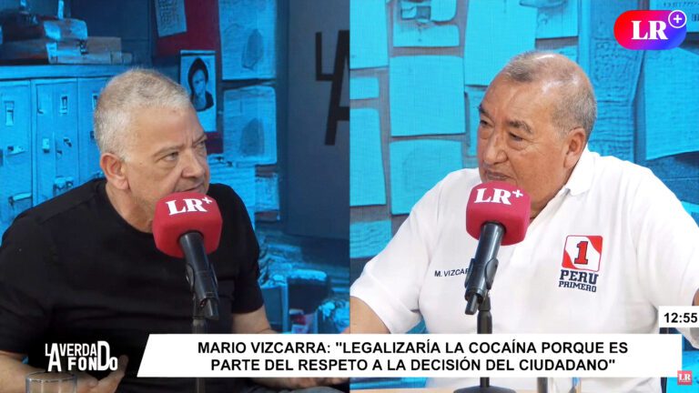 Mario Vizcarra plantea legalizar la marihuana y cocaína en polémica entrevista