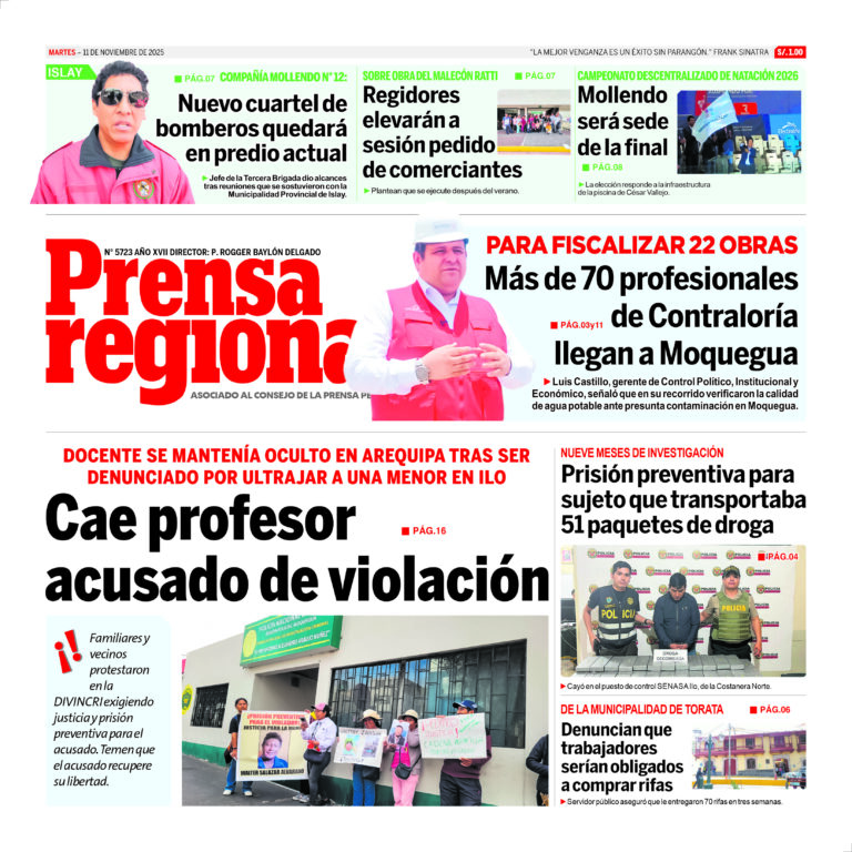 La Prensa Regional – Martes 11 de noviembre de 2025