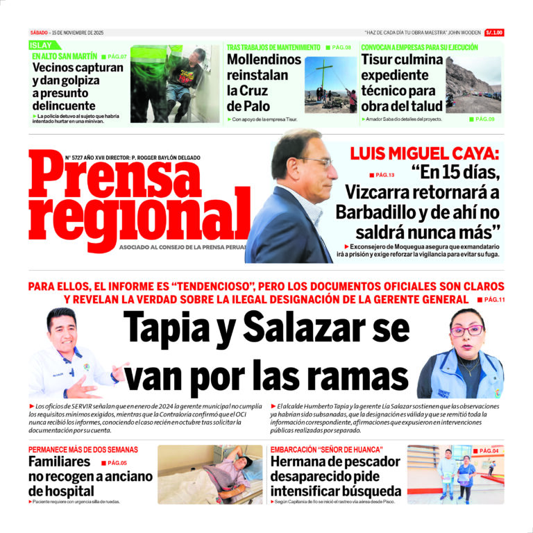 La Prensa Regional – Sábado 15 de noviembre de 2025
