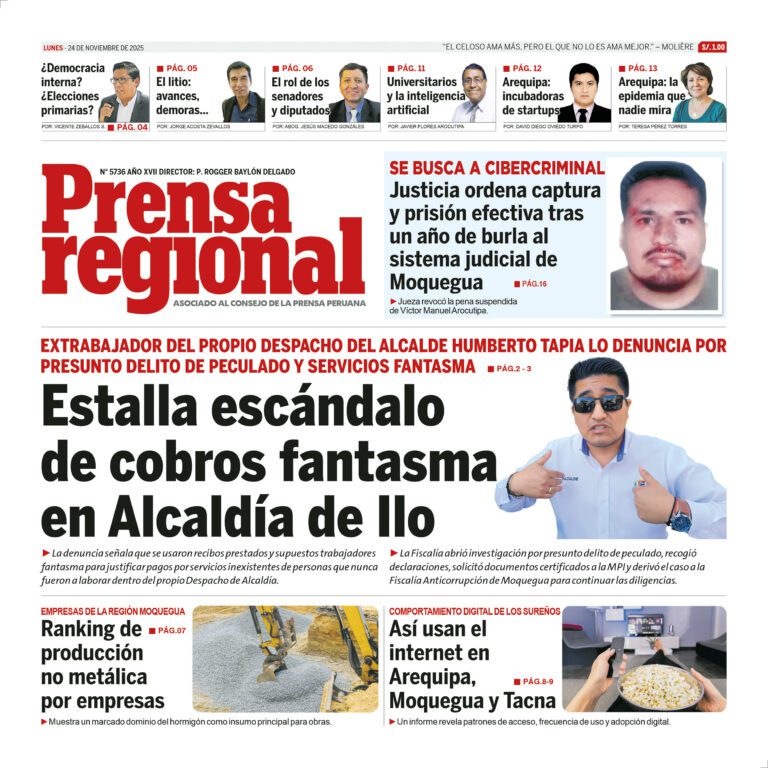 La Prensa Regional – Lunes 24 de noviembre de 2025