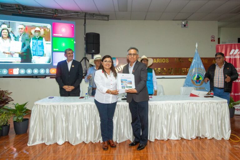 Moquegua consolida la agenda hídrica: presenta perfil viable de la presa Tambillo e inician estudios de Cuturi y Coralaque