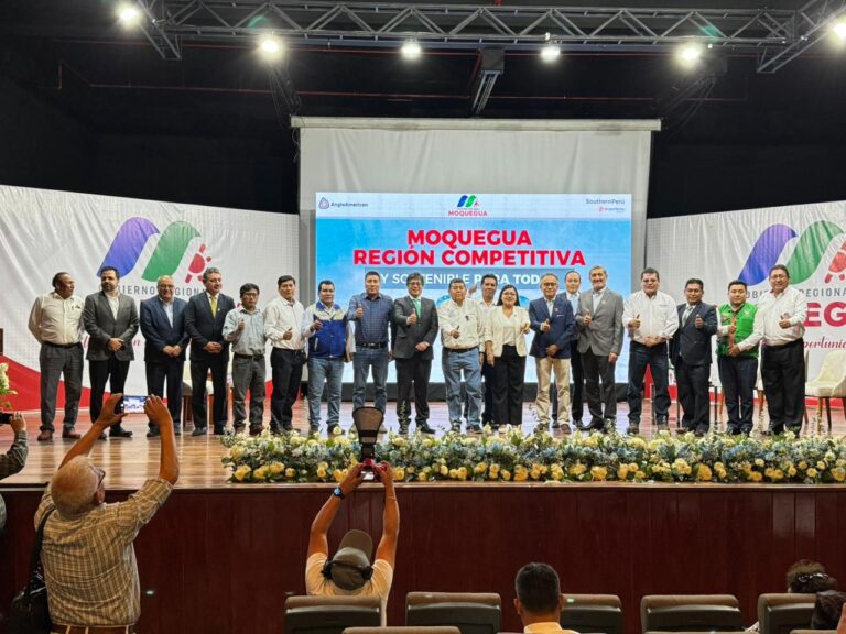 Estos son los 18 proyectos del GORE Moquegua con Anglo American, Southern Peru y el Ejecutivo por S/ 4,500 millones