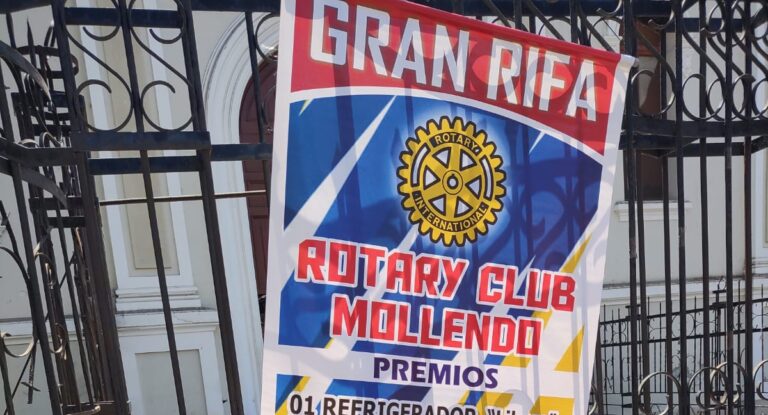 Rotary Club Mollendo realizará gran rifa el 20 de diciembre