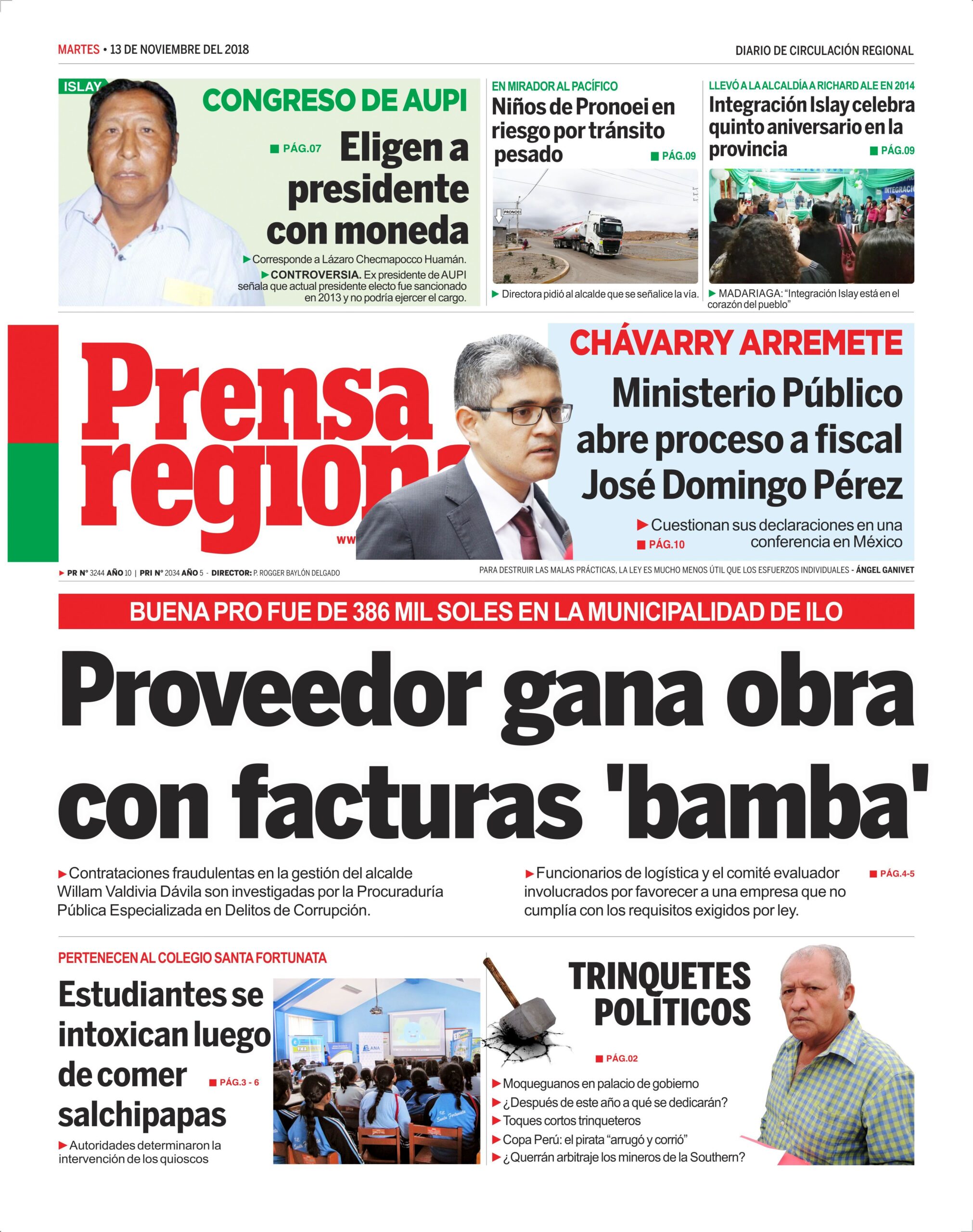 Funcionarios y proveedores sentenciados por colusión en agravio de la Municipalidad de Ilo 2 Sentenciados por colusion MPI Portadas 2018 Prensa Regional 1 PR 20181113 scaled La Prensa Regional