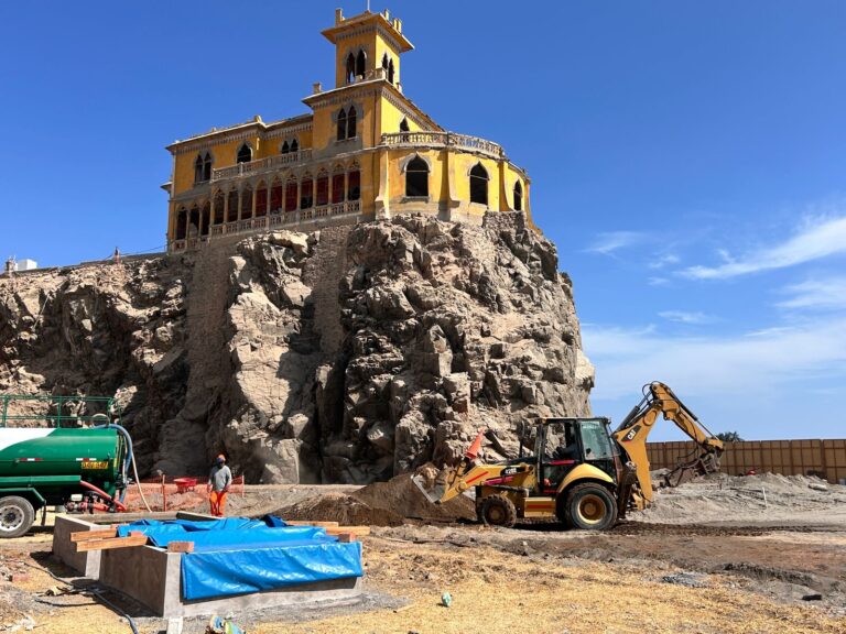 Supervisan avances de la obra de restauración del Castillo Forga
