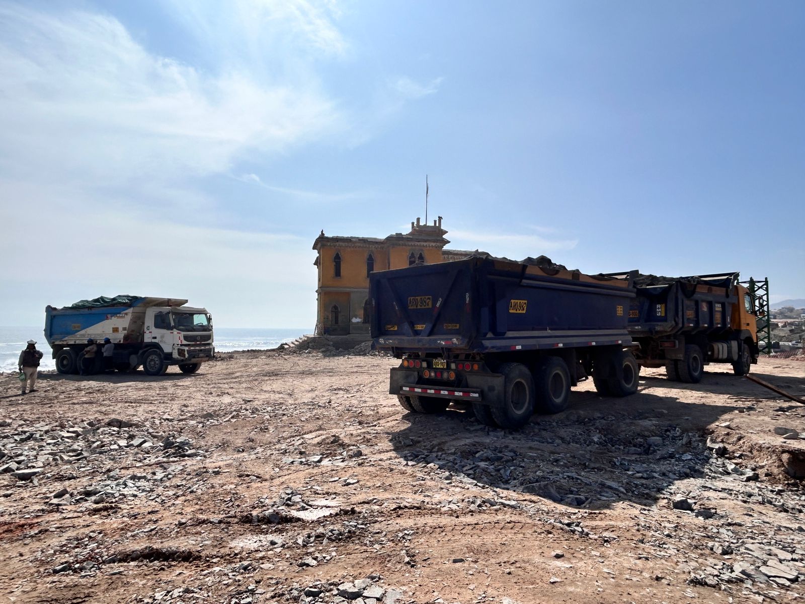 Supervisan avances de la obra de restauración del Castillo Forga 1 Supervision obra Castillo Forga 06112025 2 La Prensa Regional