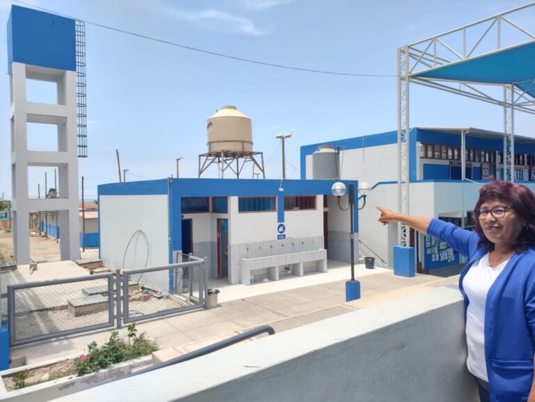 En pleno corte de agua: tanque elevado del colegio Centro sigue sin ser concluido