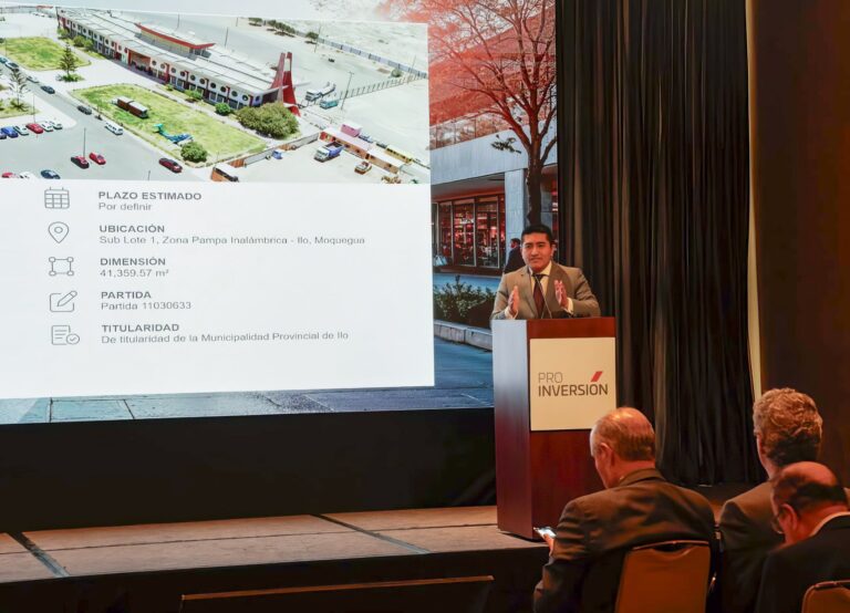 Alcalde de Ilo Humberto Tapia presentó cartera de proyectos en activos ante inversionistas nacionales e internacionales