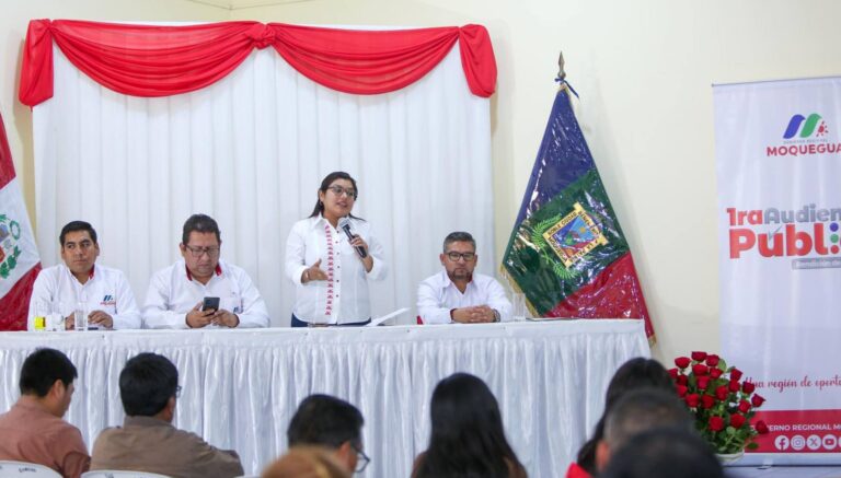 GORE Moquegua: 70 % del presupuesto va a gasto corriente y solo 30 % a inversión