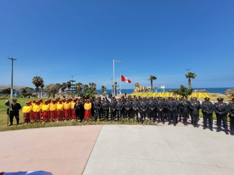 Ilo: conmemoran el Día de la Policía Nacional en el malecón costero