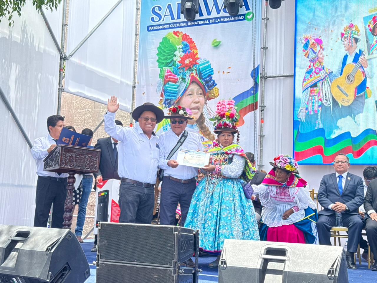 Moquegua celebró la inscripción del Sarawja como Patrimonio Cultural Inmaterial de la Humanidad 2 Ceremonia reconocimiento denominacion del Sarawja como Patrimonio Inmaterial De La Humanidad por la Unesco 10122025 5 La Prensa Regional