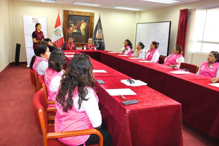 Corte de Moquegua acredita a nuevas orientadoras judiciales