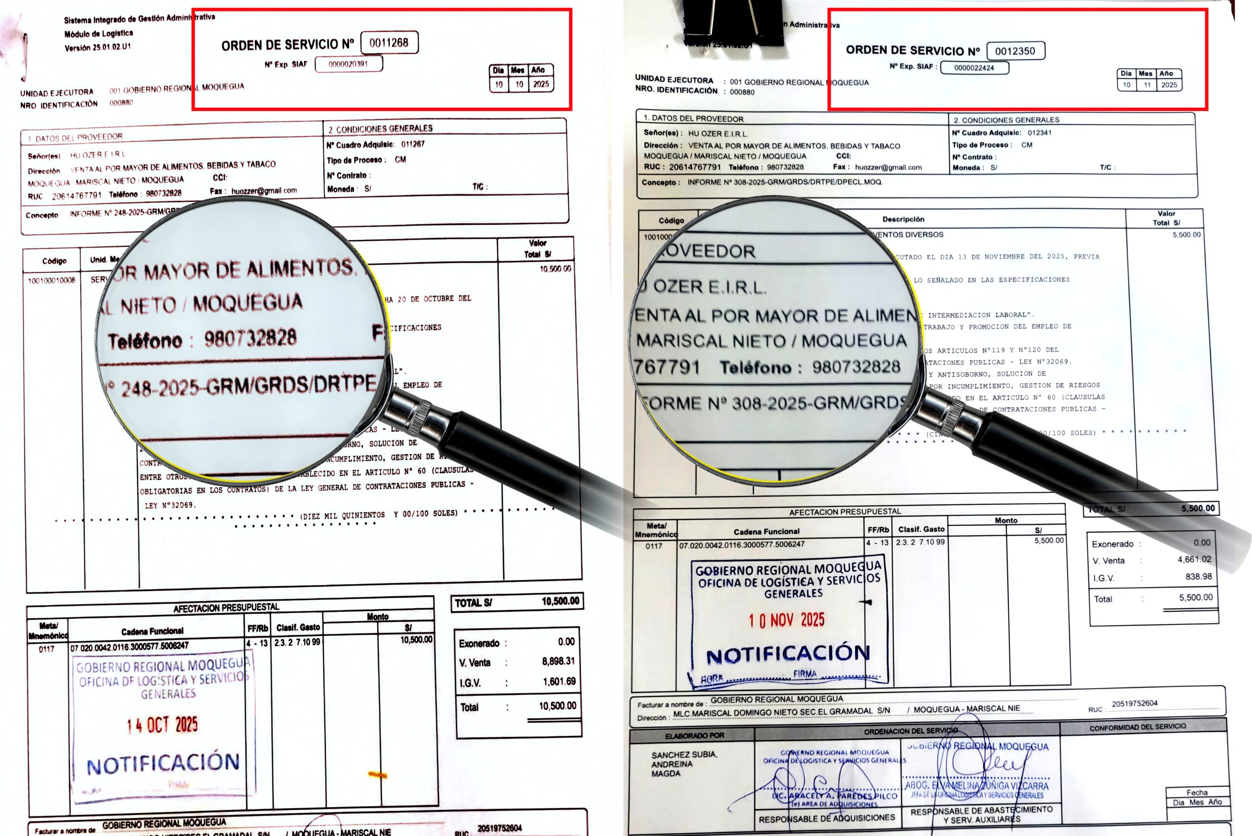 Directora de Trabajo admite que orden de servicio consigna el número de su hermano, pero no explica cómo ni por qué 1 Directora de Trabajo admite que OS consigna el numero de su hermano – Conferencia 05122025 5 scaled La Prensa Regional