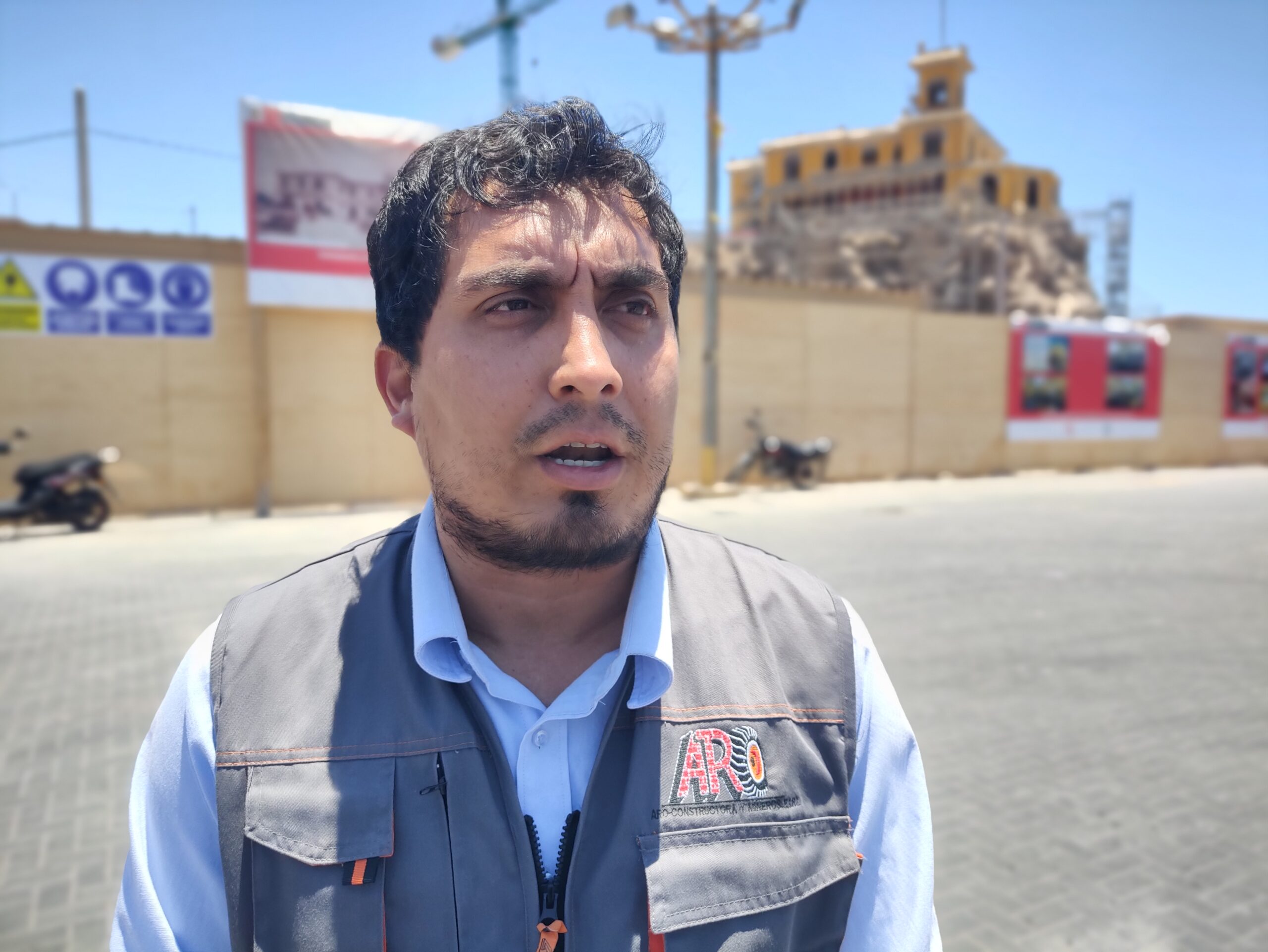 Demolerán el 70% del Castillo Forga como parte de su reconstrucción integral 3 Ingeniero residente castillo Forga Mollendo 12122025 scaled La Prensa Regional