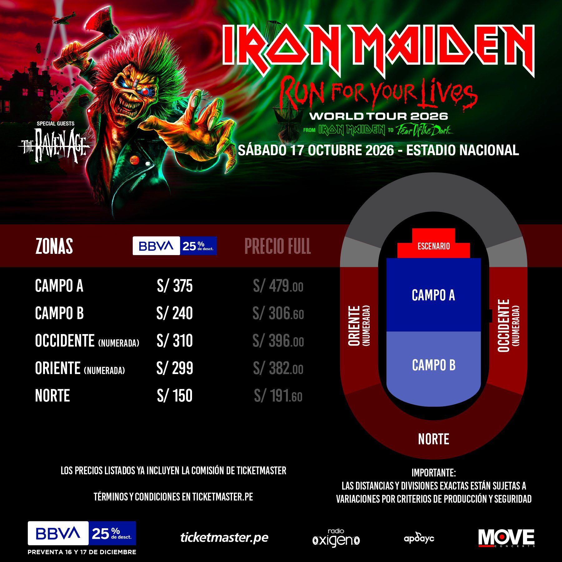 Iron Maiden regresa a Lima en 2026 con la gira por sus 50 años 1 Iron Maiden en Peru 2026 2 La Prensa Regional