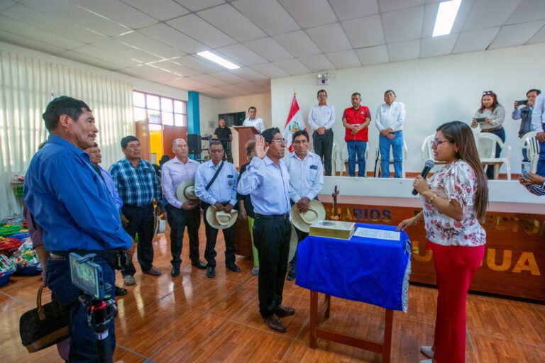 Juramentó nueva directiva de la Junta de Usuarios del Sector Hidráulico Moquegua