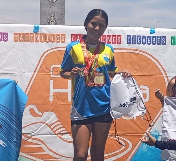 Joven atleta mollendina gana medalla de oro en torneo de Arequipa 