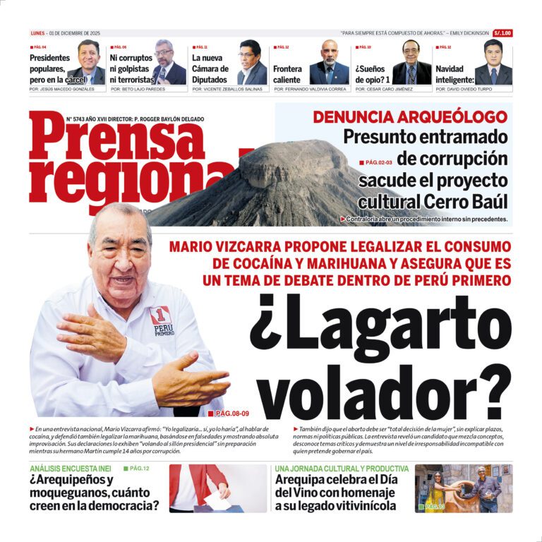 La Prensa Regional – Lunes 01 de diciembre de 2025
