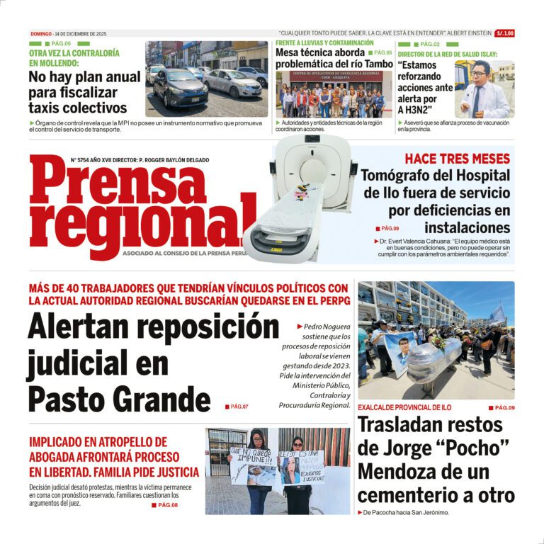 La Prensa Regional – Domingo 14 de diciembre de 2025