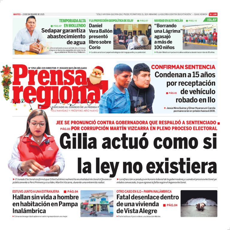 La Prensa Regional – Martes 23 de diciembre de 2025