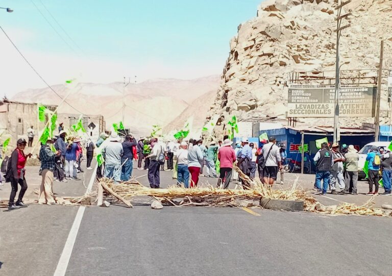 Policía denunciará a quienes bloquearon vías en el paro contra Tía María