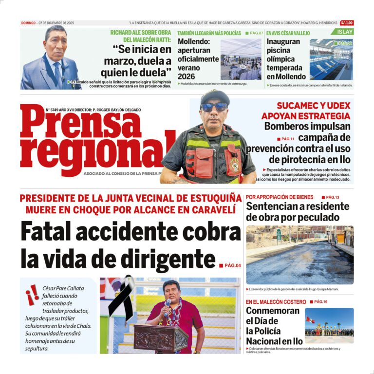 La Prensa Regional – Domingo 07 de diciembre de 2025