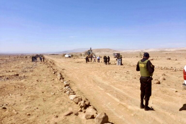 Recuperan 421 hectáreas invadidas en pampas de Jahuay-Rinconada