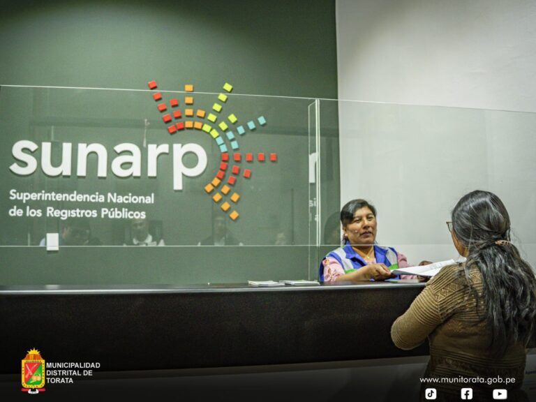 Sunarp amplía atención registral con agentes en Tacna, Puno y Moquegua