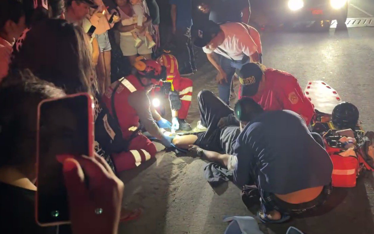 Motociclista resulta gravemente herido tras despiste en la vía de Evitamiento 1 Accidente motociclista via de Evitamiento Mollendo 29012026 2 La Prensa Regional